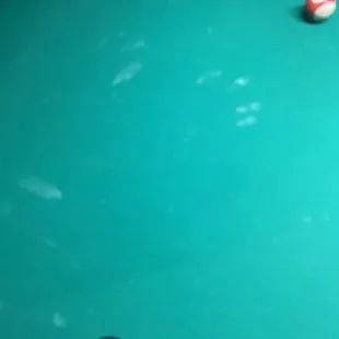 Murder scene pool table