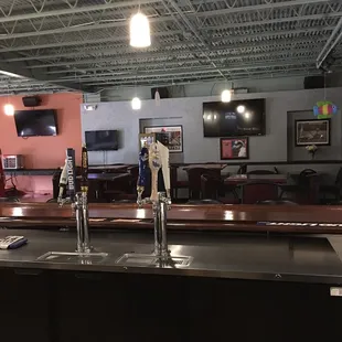 the bar and seating area