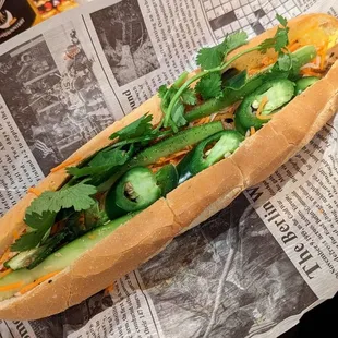 BBQ Chicken Bahn Mi