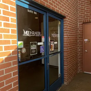 Outside