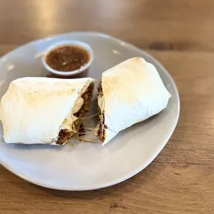 Chorizo breakfast burrito