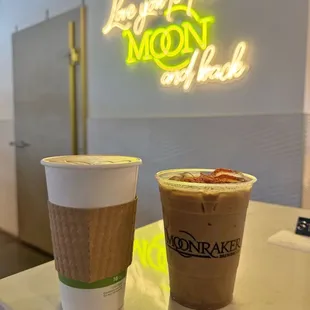 Earl Grey Latte and Berry Pie Mocha