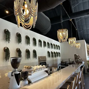 Attention to detail at the seating area