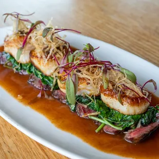 Kobe Beef &amp; Scallops
