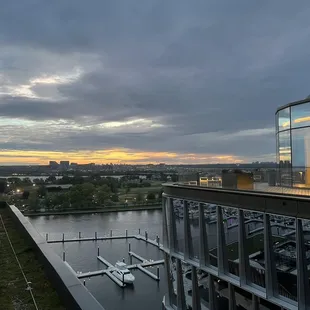 Beautiful rooftop view