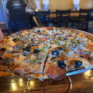 Moon Ridge specialty pizza