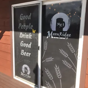 Good people drink good beer. That's right on.