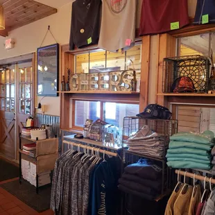 the inside of the store