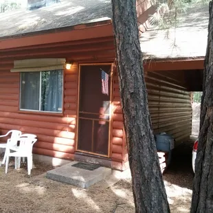 Outside of our cabin