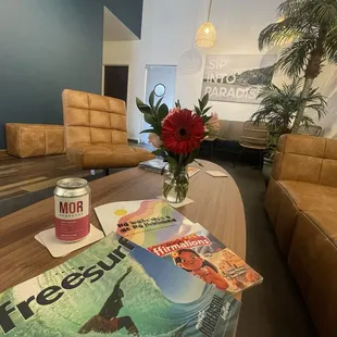 Hawaii themes are seen everywhere in the shop