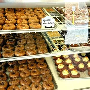One of the donut cases