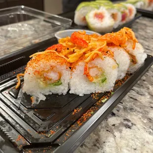 Volcano roll