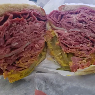 Corn beef sandwich. Worth the trip from the suburbs for.