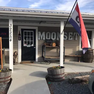 the front of the store