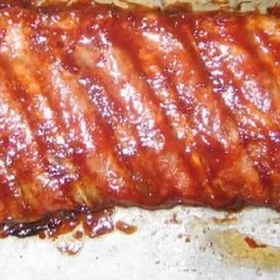 Smoked baby back ribs.  You better bring your appetite!