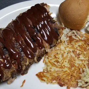 We have our in house smoked ribs every Friday and Saturday night!