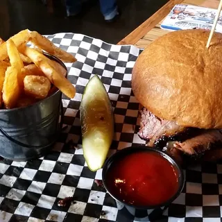 Traditional Cuban Sandwich with Fries