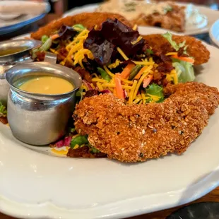 Cornflake Fried Chicken Salad