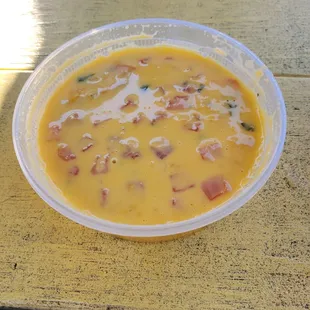 Yummy Queso from Lupe Tortilla food truck.