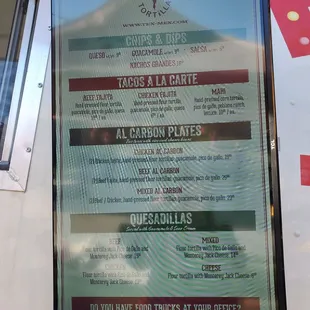 Lupe Tortilla menu Feb. 2024