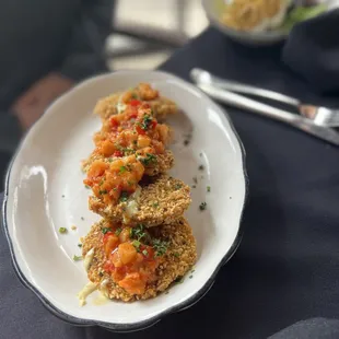 Fried green tomatoes