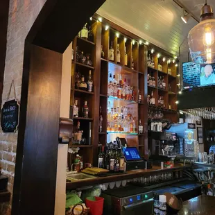 View from the bar