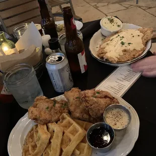 Chicken and Waffles Plate