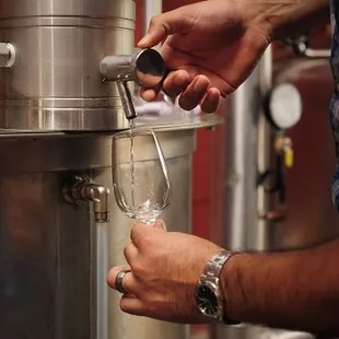 A pour off the still.