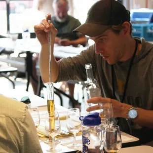 Exploring the world of whiskey in our Whisk(e)y Workshop.