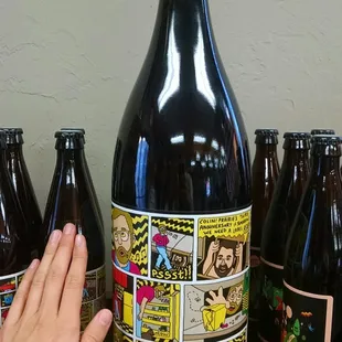 Prairie 3rd Anniversary Ale 3 Liter monster bottle (friend's actually rather large hand for scale)