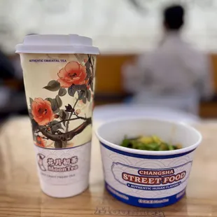 Camellia Milk Tea + Stinky Tofu