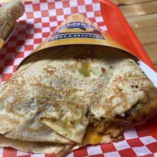 Pork Green Chili Crepe
