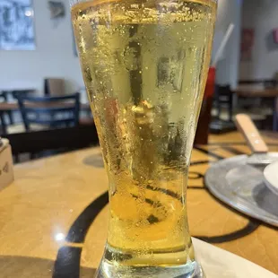Tall cold beer
