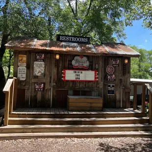 Outdoor restrooms