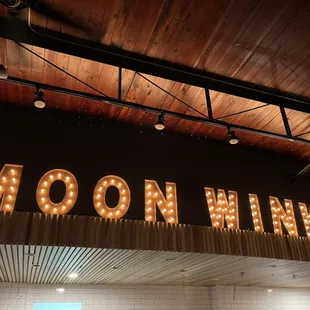 Our new marquee lighting!