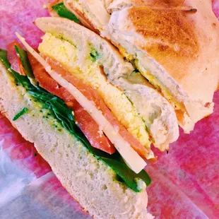 Lox Bagel Sandwich