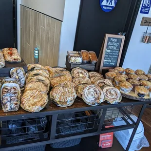 Plenty of individually wrapped goodies to go, they all looked so good!!