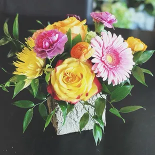 A bright and cheery box!