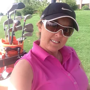 My second day in a row on the course