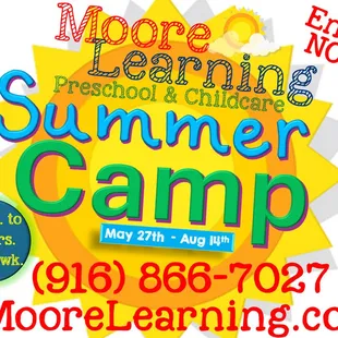 We will be offering a school-age summer camp this year at our Sheldon location! May 27th- Aug 14th.