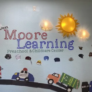 Front wall as you walk into the center!