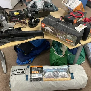 Camping equipment