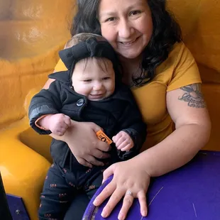 The spinning pumpkin ride