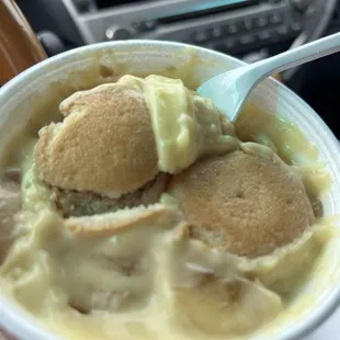 Banana pudding. I wanted to swim In it