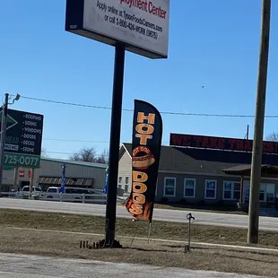 a sign for a restaurant