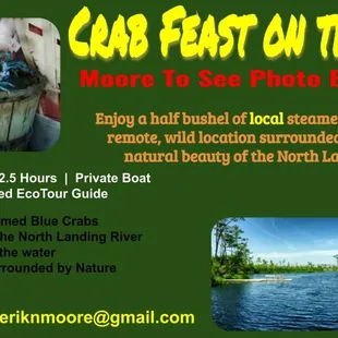 Crab Feast on the River!