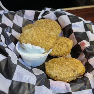 Fried green tomatoes