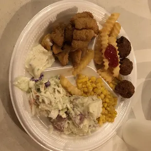 A small sample of the goodies on the buffet