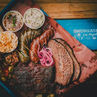 Texas Trinity -  Brisket, Ribs, Sausage