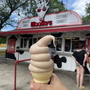 Chocolate custard, small